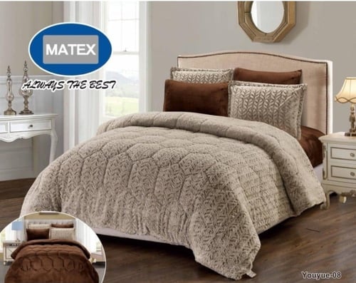 مفرش مزدوج ماتكس عادي 8قطع