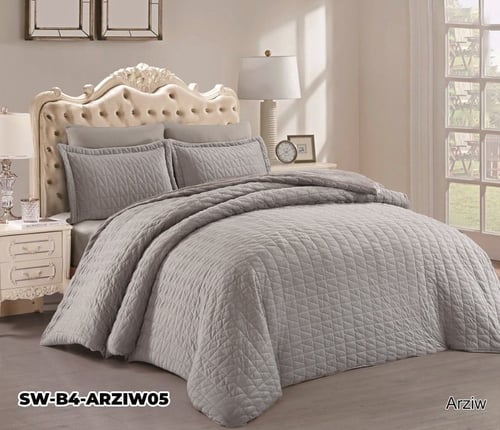 لحاف مخمل مفرد 4 قطع