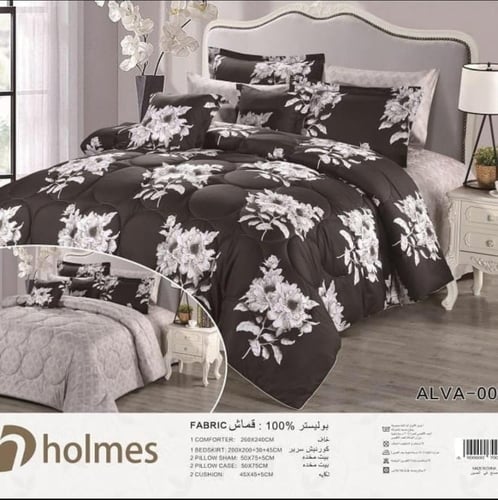 مفرش هولموس وجهين 8قطع