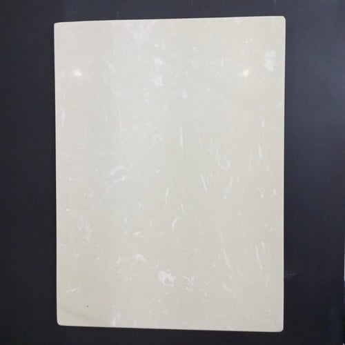 مغسلة رخام صناعي حوضين نصف شلال