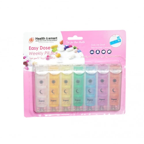 Weekly medication container