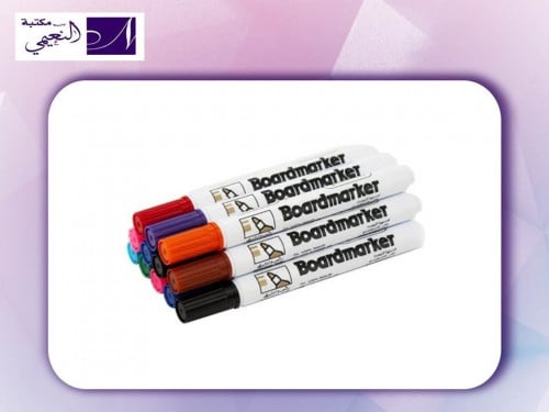 طقم أقلام ماركر برأس مدبب 1.5-3مم للسبورات البيضاء...