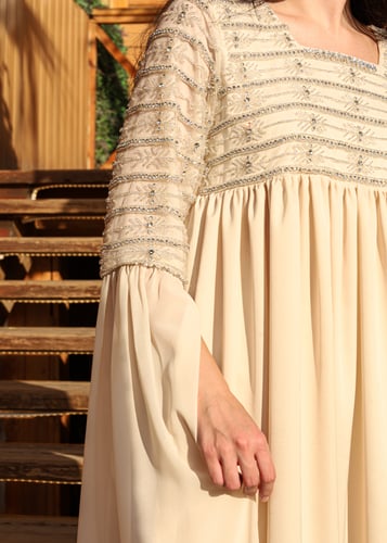 Special design dress / Beige