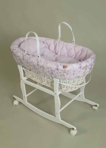 Elegance Moses Basket / Mauve