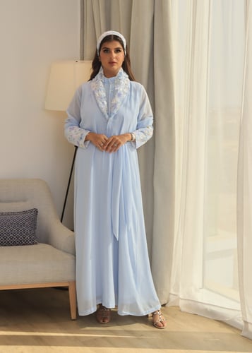 بكج استقبال فاخر من اللون السماوي