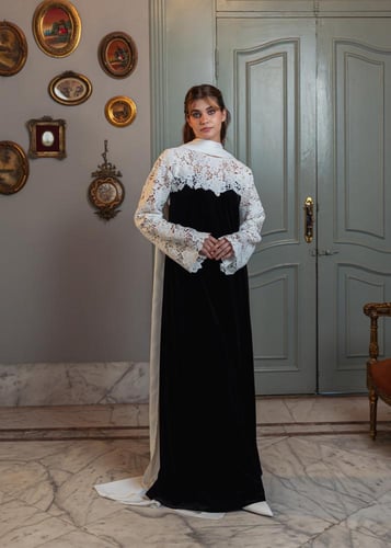 Royal Black Dress