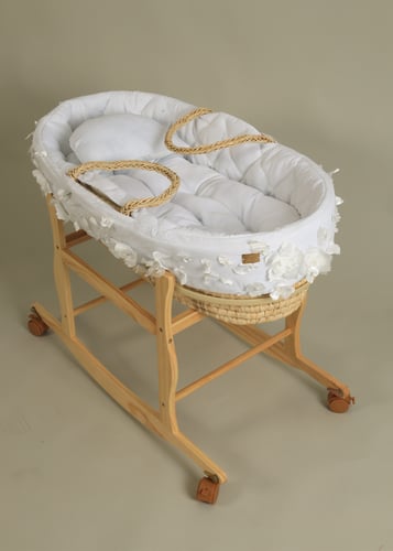 Luxury Moses Basket / offwhite