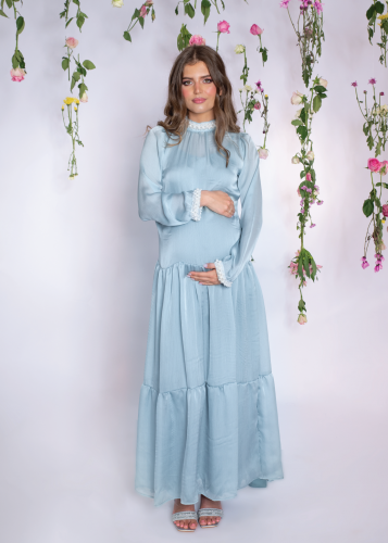 فستان ناعم مميز باضافة اللولو