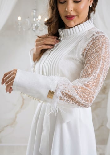 فستان اوف وايت كسرات