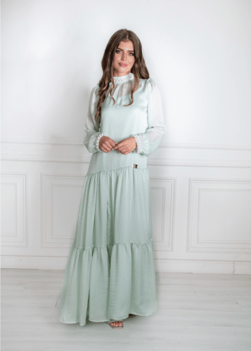 فستان ناعم مميز باضافة اللولو