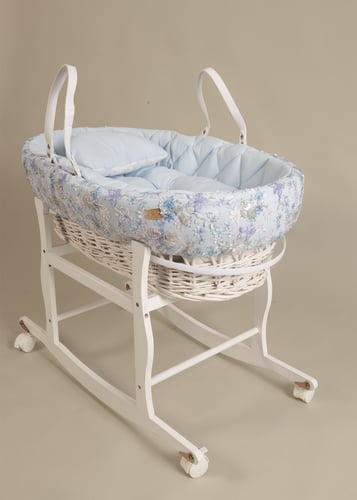 Elegance Moses Basket / Baby Blue
