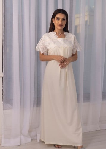 قميص نفاس سكري نص كم مريح ويومي