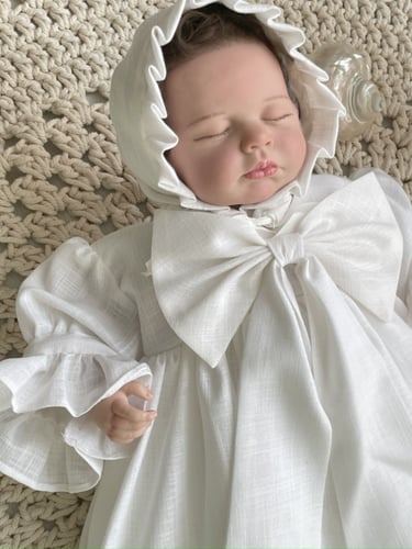 فستان مواليد استقبال فيونكة