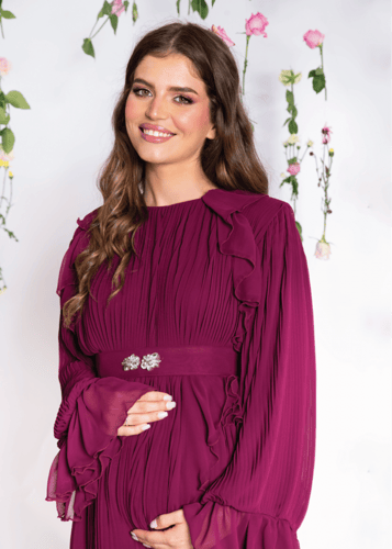 فستان بليسيه رفلز للمناسبات