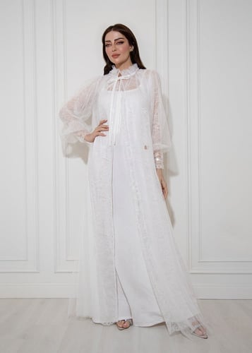 طقم روب ملكي انثوي مع المدس