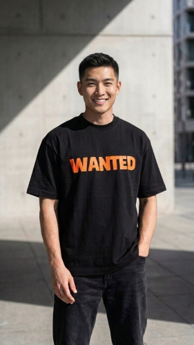 Unisex Wanted Oversized T-Shirt