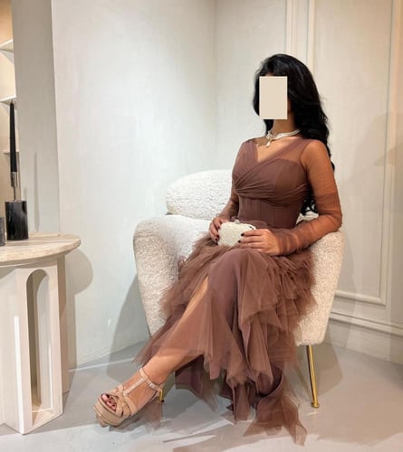 فستان باربي لون لحمي