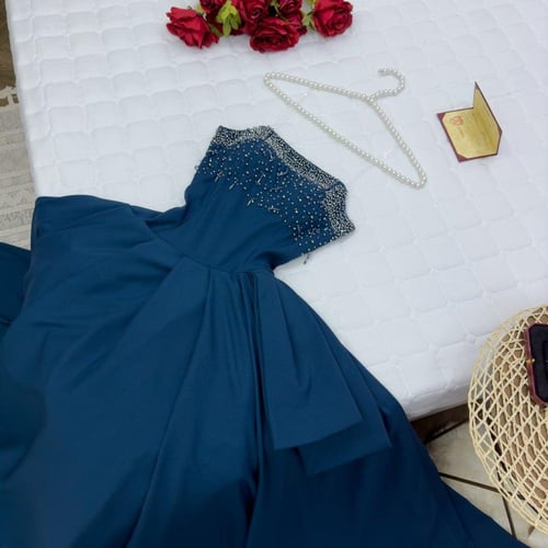 فستان خامه تفته كلوش