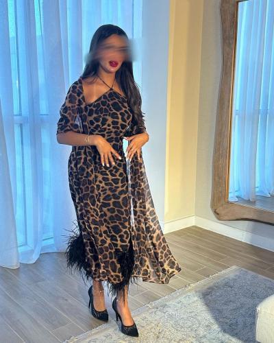 فستان شيفون تايجير