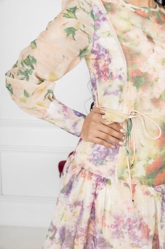 فستان المناسبات مشجر