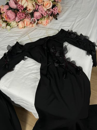 فستان كريب استرتش