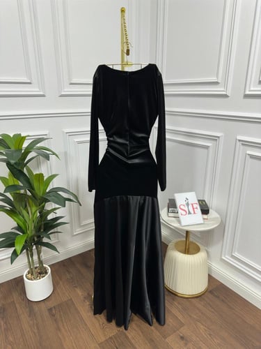 فستان مخمل تفته