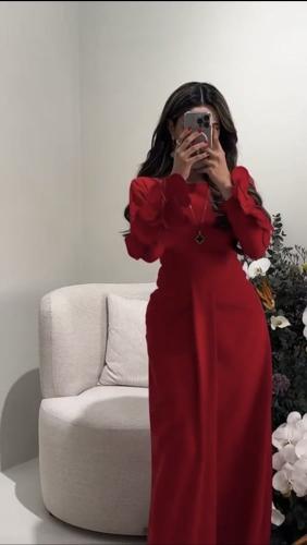 فستان العيد باربي لون احمر