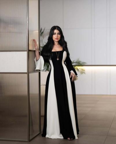 فستان تفته اسود