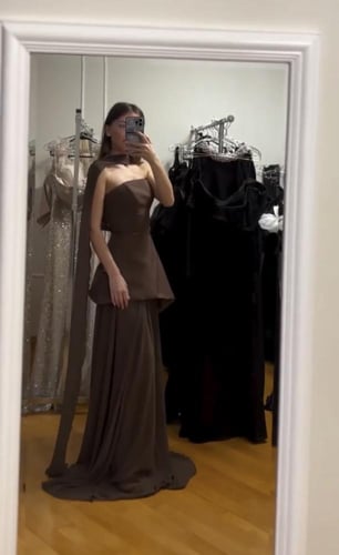 فستان باربي شيفون