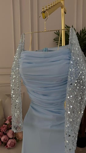 فستان شيفون ناعم