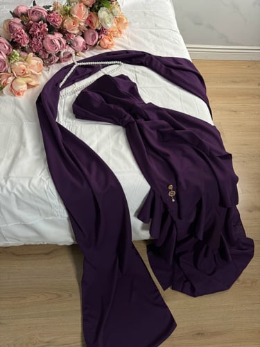 فستان العيد كريب استرتش