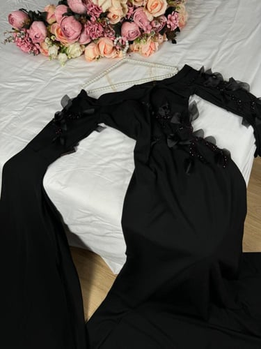 فستان كريب استرتش