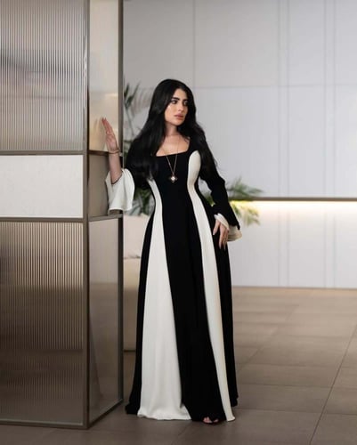 فستان تفته اسود