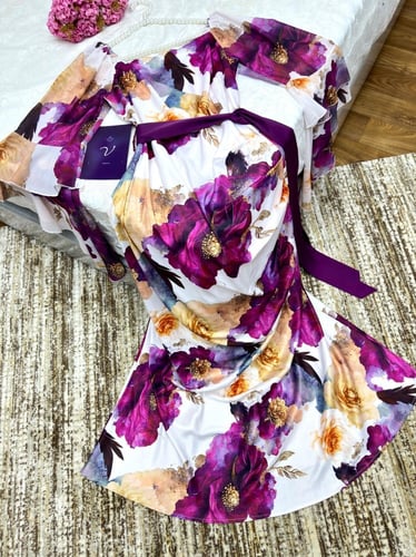 فستان ستان ناعم برند راقي