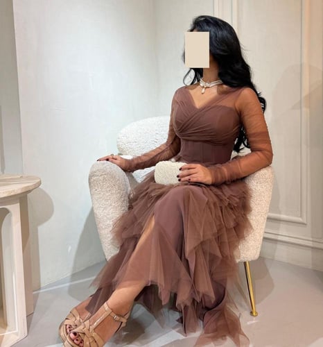 فستان باربي لون لحمي