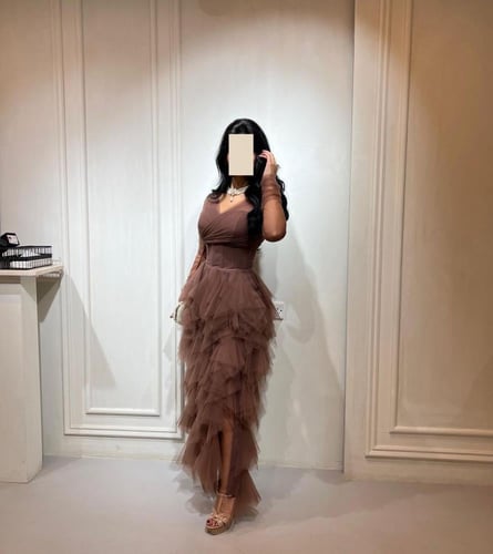 فستان باربي لون لحمي