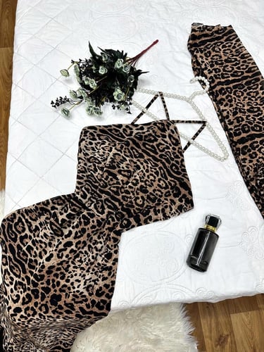 فستان شيفون تايجير