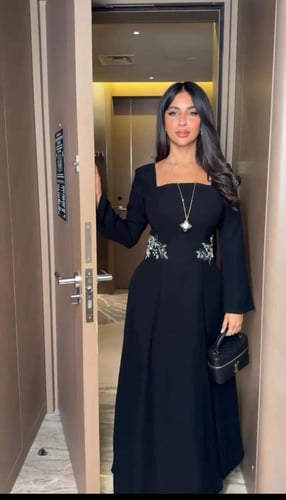 فستان تفته اسود