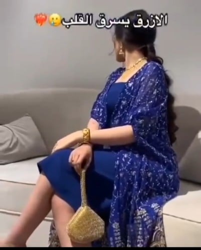 فستان رمضان ازرق