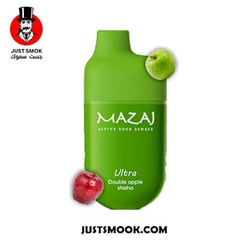 سحبة مزاج الترا تفاحتين شيشه 7000 موشة Mazaj ultra...
