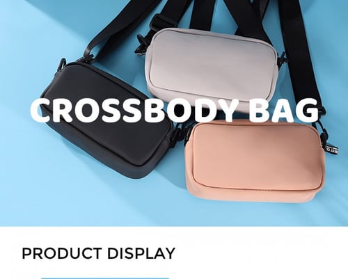 حقيبة كتف (رمادي)