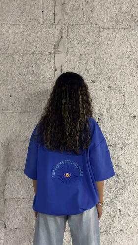تيشيرت ازرق OverSized