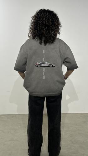 Gray Porsche T-shirt
