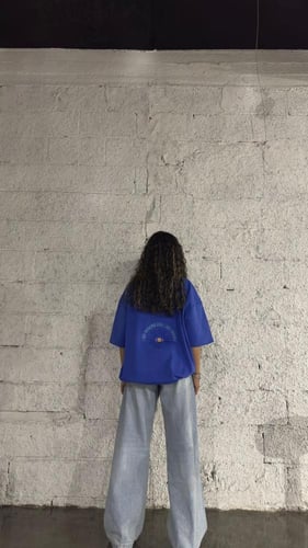 تيشيرت ازرق OverSized