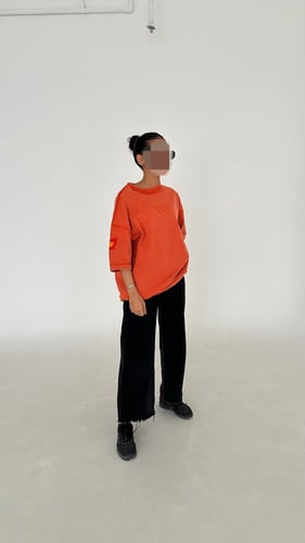 تيشيرت برتقالي Over Size