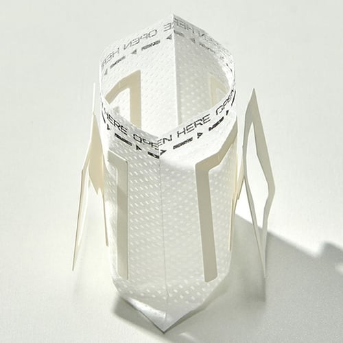 50 قطعة مرشحات القهوة أكياس فارغه