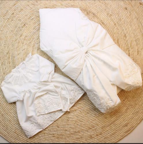 طقم فستان بناتي 3 قطع بكلفة