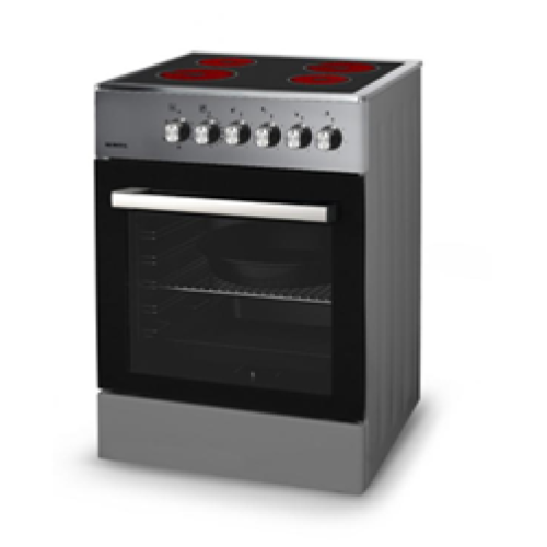 فرن كومتيل 60 سم كهرباء سيراميك فضى