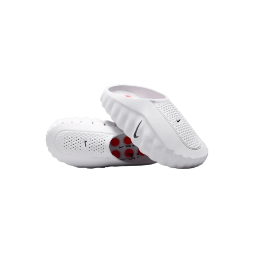 Nike Mind 001 White Shoes with Speed Red Accents