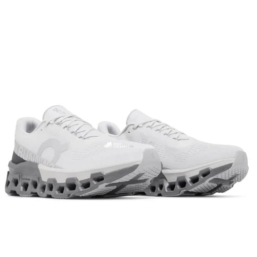 On Running Cloudmonster White / Grey